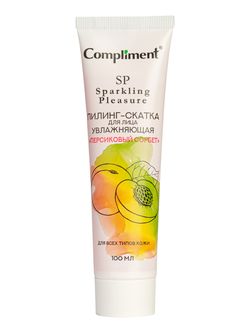 Compliment Sparkling Pleasure пилинг-скатка для лица увлажняющая «Персиковый сорбет»