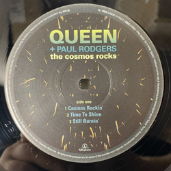 Винтажная виниловая пластинка LP Queen and Paul Rodgers The Cosmos Rocks (EU 2008)