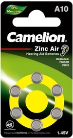 Батарейка Camelion ZA10 к-т6шт