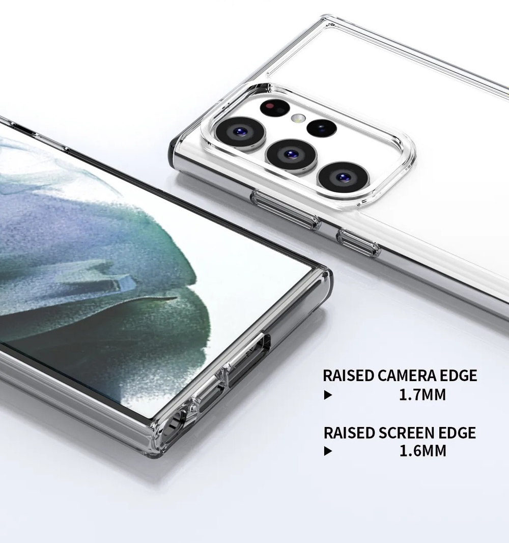 Усиленный двухкомпонентный чехол на смартфон Samsung Galaxy S23 Ultra, серии Ultra Hybrid из TPU от Caseport