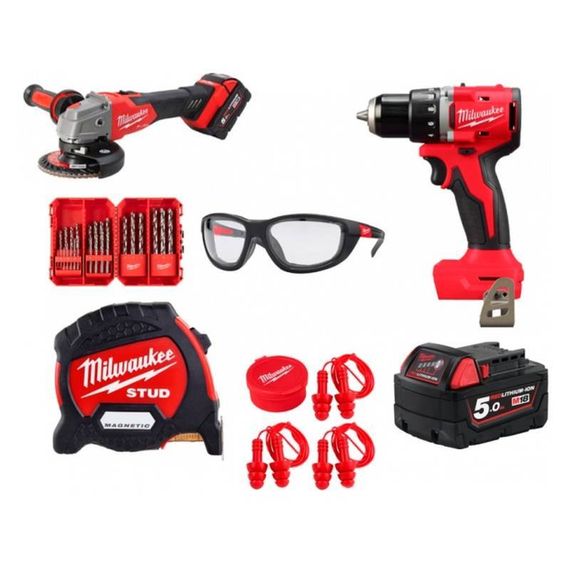 Промо-набор Milwaukee M18 FSAG100P 100-летие