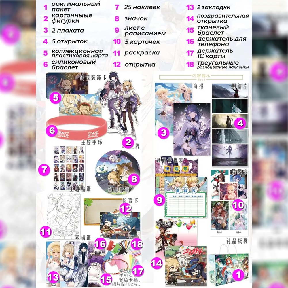 Бокс-пакет "Хонкай Стар Рейл / Honkai: Star Rail"