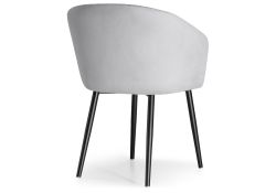 Стул на металлокаркасе Моншау velutto 52 / черный