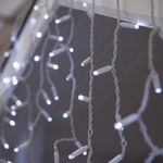 Уличная гирлянда бахрома 220 В / 3*0,5 м / каучук / 114 led / IP 65