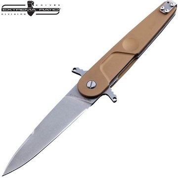 Складной нож Extrema Ratio BD2 Lucky DW - "BD2LUCKY" c клинком из стали Böhler N690, рукоять Anticorodal®