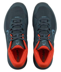 Мужские кроссовки теннисные Head Revolt Evo 2.0 - dark grey/orange