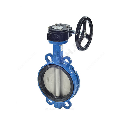 Затвор дисковый поворотный чугун 2011R Ду 250 Ру10/16 межфл с редуктором диск нерж манжета EPDM EURO Benarmo