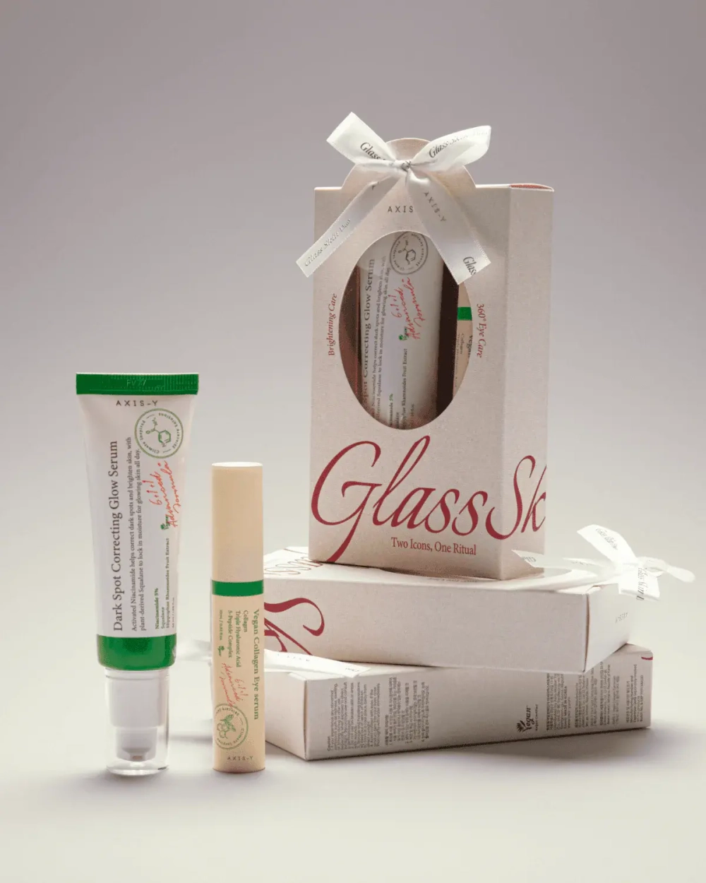 Набор из двух полноразмерных продуктов Axis-y - Glass Skin Duo Set