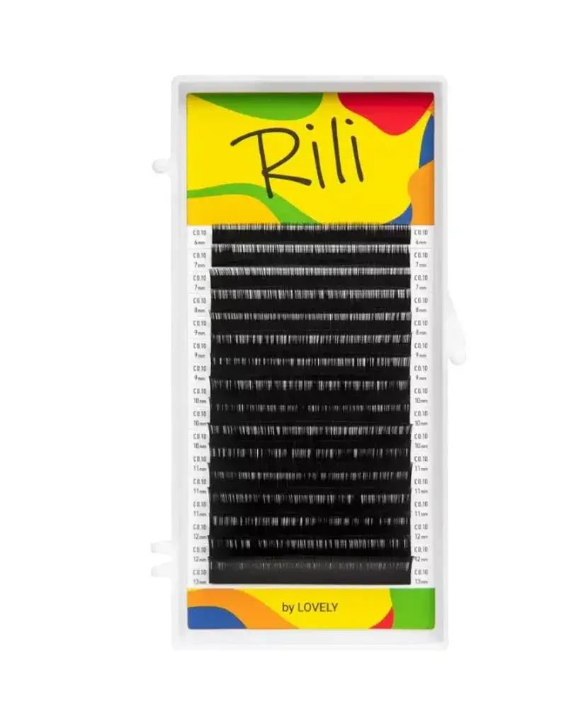 Rili Ресницы черные mix (M/0.10x8-15mm)
