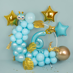 Шар 12" Небесно-голубой, пастель 512