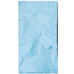 Скатерть фольгированная в голубом цвете, 137х182 см