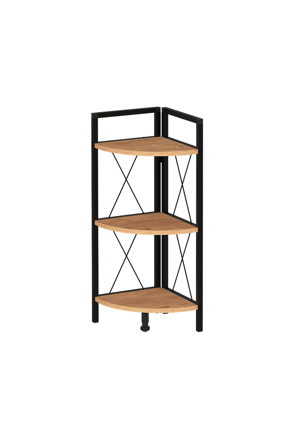 Угловой стеллаж 90х35 - сосна