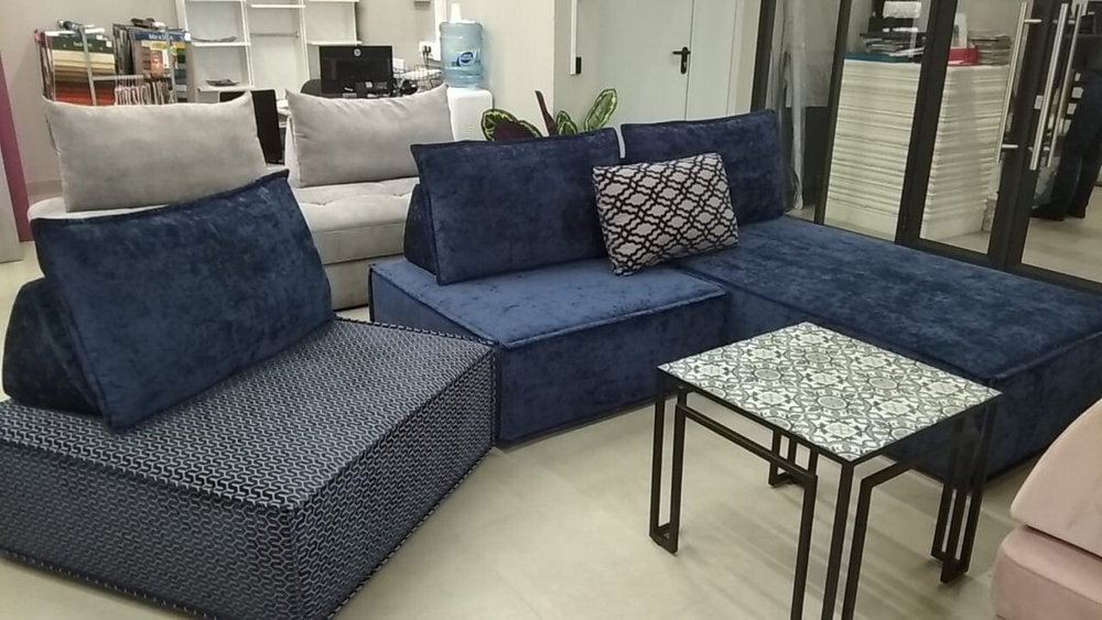 Шенилл Art-Deco indigo (Арт-Деко индиго)