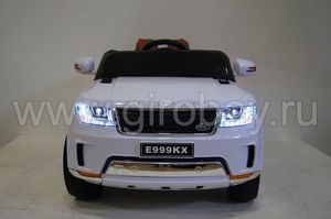 Детский электромобиль River Toys RANGE ROVER SPORT E999KX белый