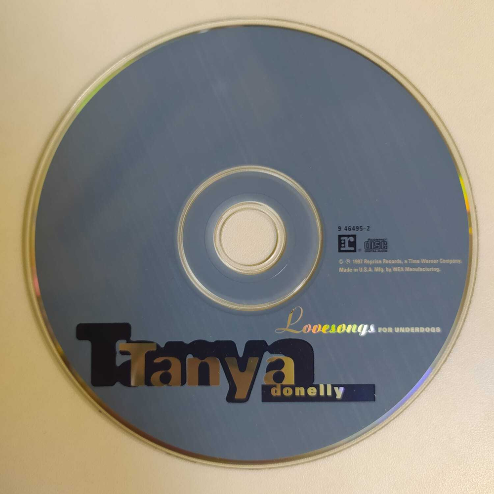 CD Tanya Donelly - Lovesongs For Underdogs (США 1997г.)