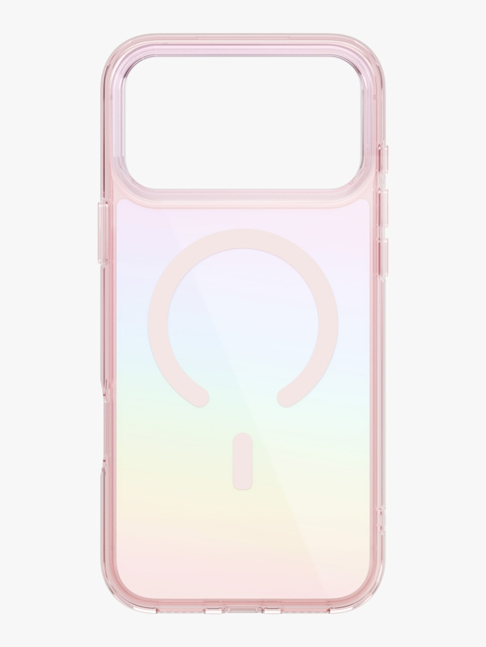 Uniq для iPhone 17 Pro чехол Iridescia (holographic) Pink Prism (Magsafe)