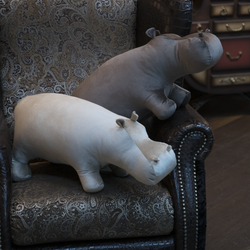 Подушка декоративная Бегемот По Кофе