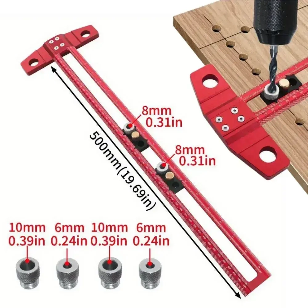 FNICEL Линейка/угольник 500мм, Алюминий