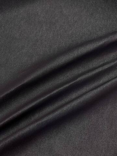 Джинса (деним) хлопок с шелком Solbiati x Loro Piana темно-синяя