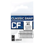 Застежка Crazy Fish Classic snap №02 20кг 10шт L=17.5мм d=0.5мм CSN2