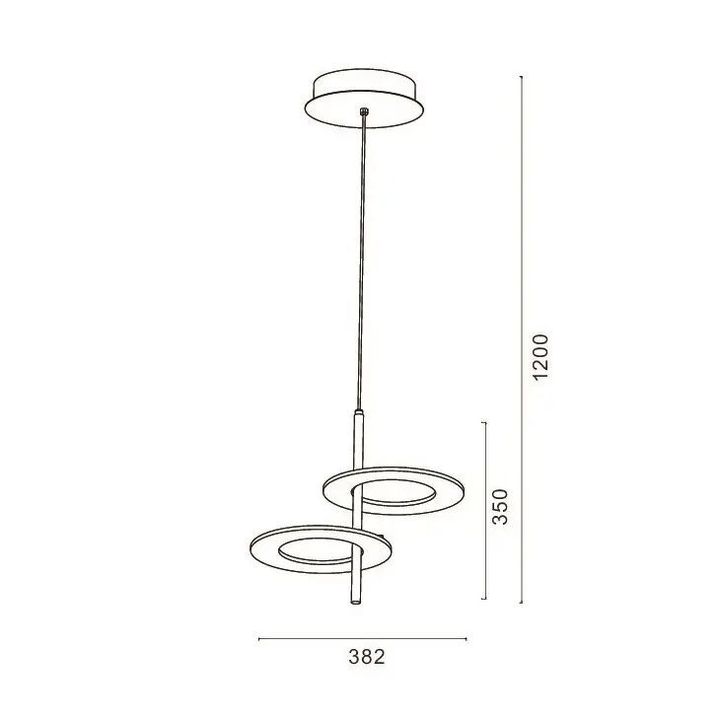 Подвесной светодиодный светильник Romatti Cullinan Saturne PD11136