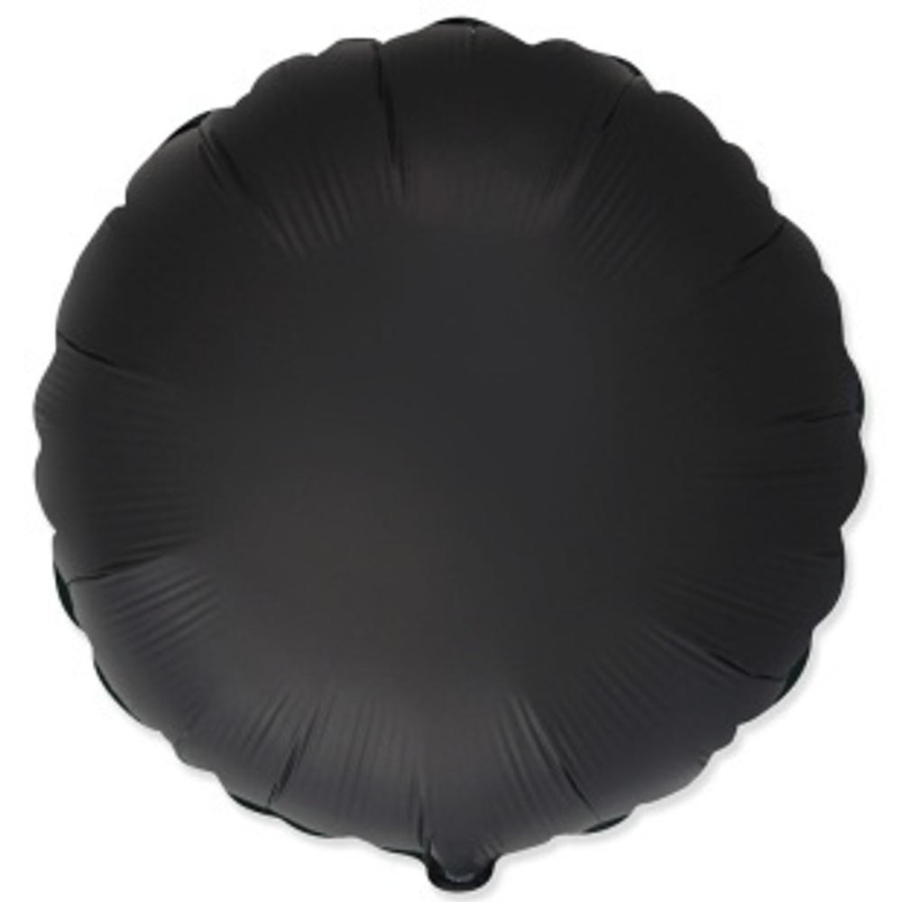 Ф 18'' Круг Черный Сатин