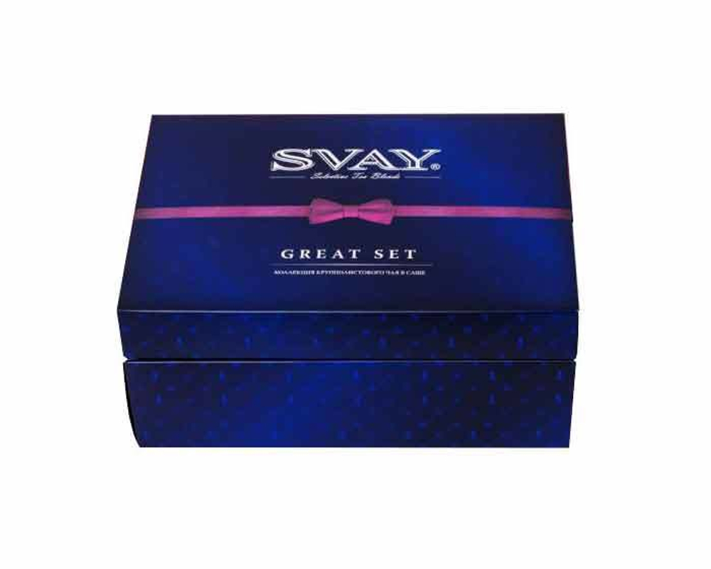 Подарочный набор 4 вида чая Svay Great Set, 40 пак/уп