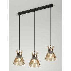 Светильник подвесной (подвес) Rivoli   9186-203 3хЕ27 60 Вт модерн