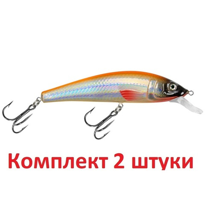 Воблер Минноу M-33 100mm, цвет 048 (окунь), 1 штука