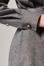 51643 Платье женское (серый меланж)