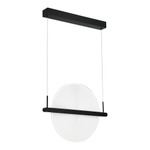Светильник светодиодный, черный, прозрачный, SPLENDID, LED, 15