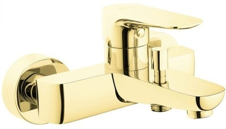 Смеситель для ванны/Vitra X-Line/A4232423EXP/на стену/рычажное/золото, шт
