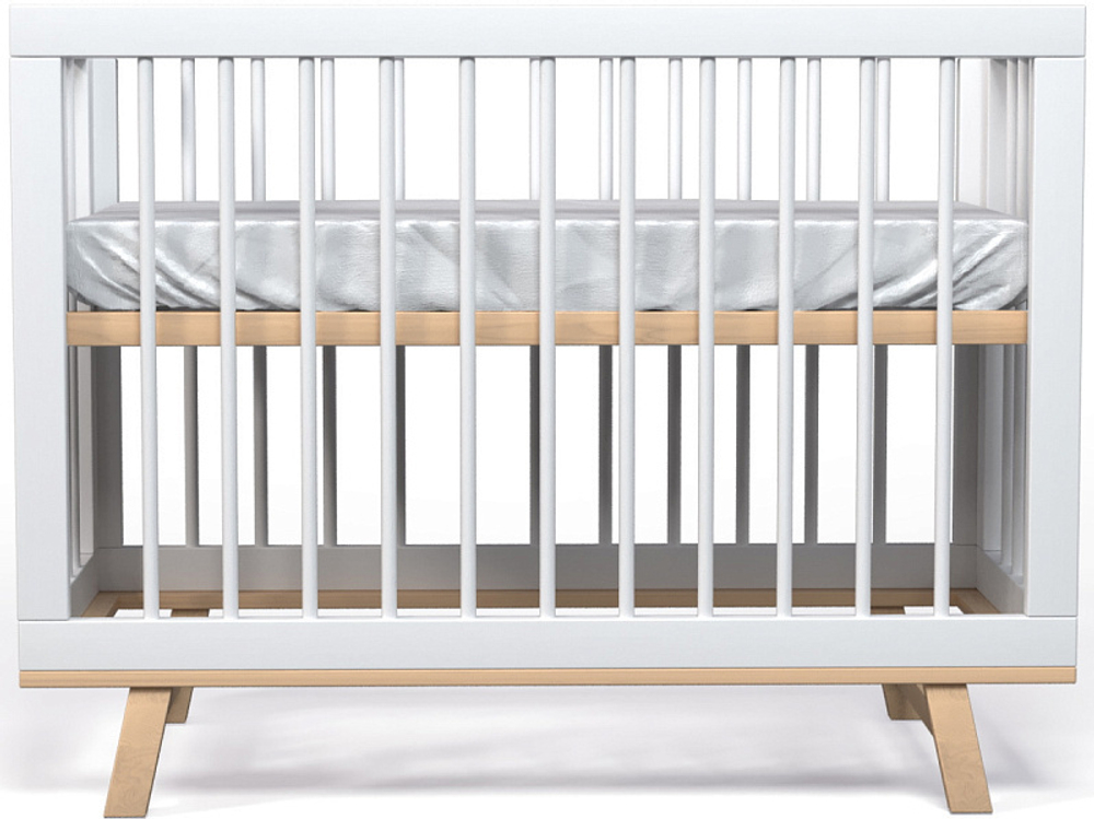 Кроватка детская Lillaland Lilla Aria белый/бежевый