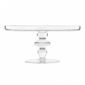 Подставка для торта d=33 см. на ножке без крышки Инсием (46492)