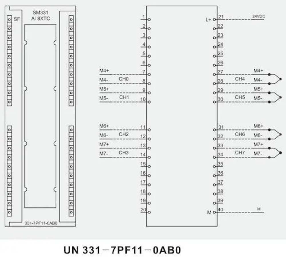 UN 331-7PF11-0AB0 МОДУЛЬ ТЕРМОПАР SM331 8TC,