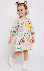 Платье "Нана-7" ПЛ-601/7 р.134 бежевый (Ивашка)