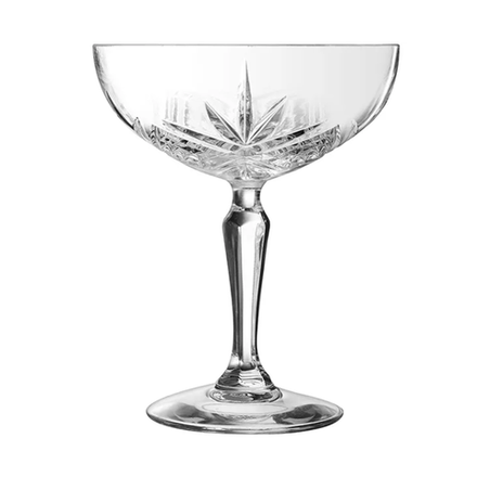 Шампан.-блюдце «Бродвей»;стекло;250мл;D=11,4,H=14см;прозр.