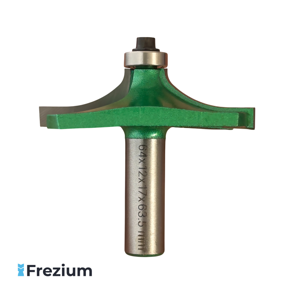 Фигирейная горизонтальная фреза по дереву 64x12x17x63.5 мм