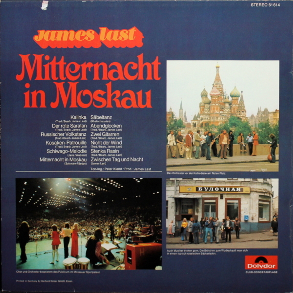 James Last / Mitternacht In Moskau (LP)
