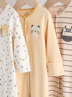 Комбинезон / Cлип для малышей Next AW3-274, 3 шт., Бежевый, Молочный