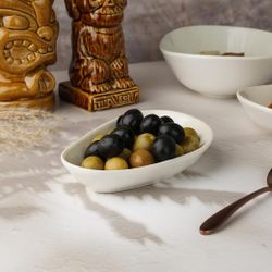 Блюдо овальное 16*10,5*3,2 см 140 мл Velho Island Ivory By Bone Innovation [6]