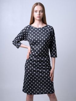 С-323 Платье трикотажное офисное