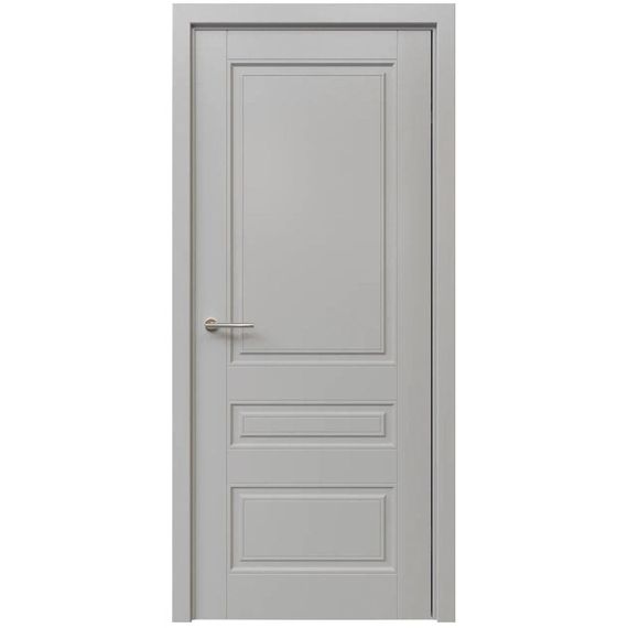 Фото межкомнатная дверь эмаль Albero Классика 3 серая глухая