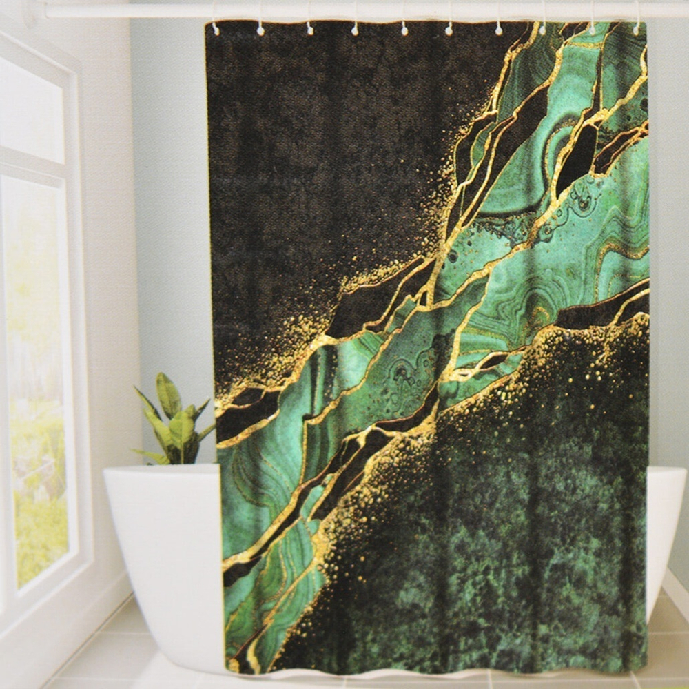 Штора для ванной 180*180см тканевая, HC1126