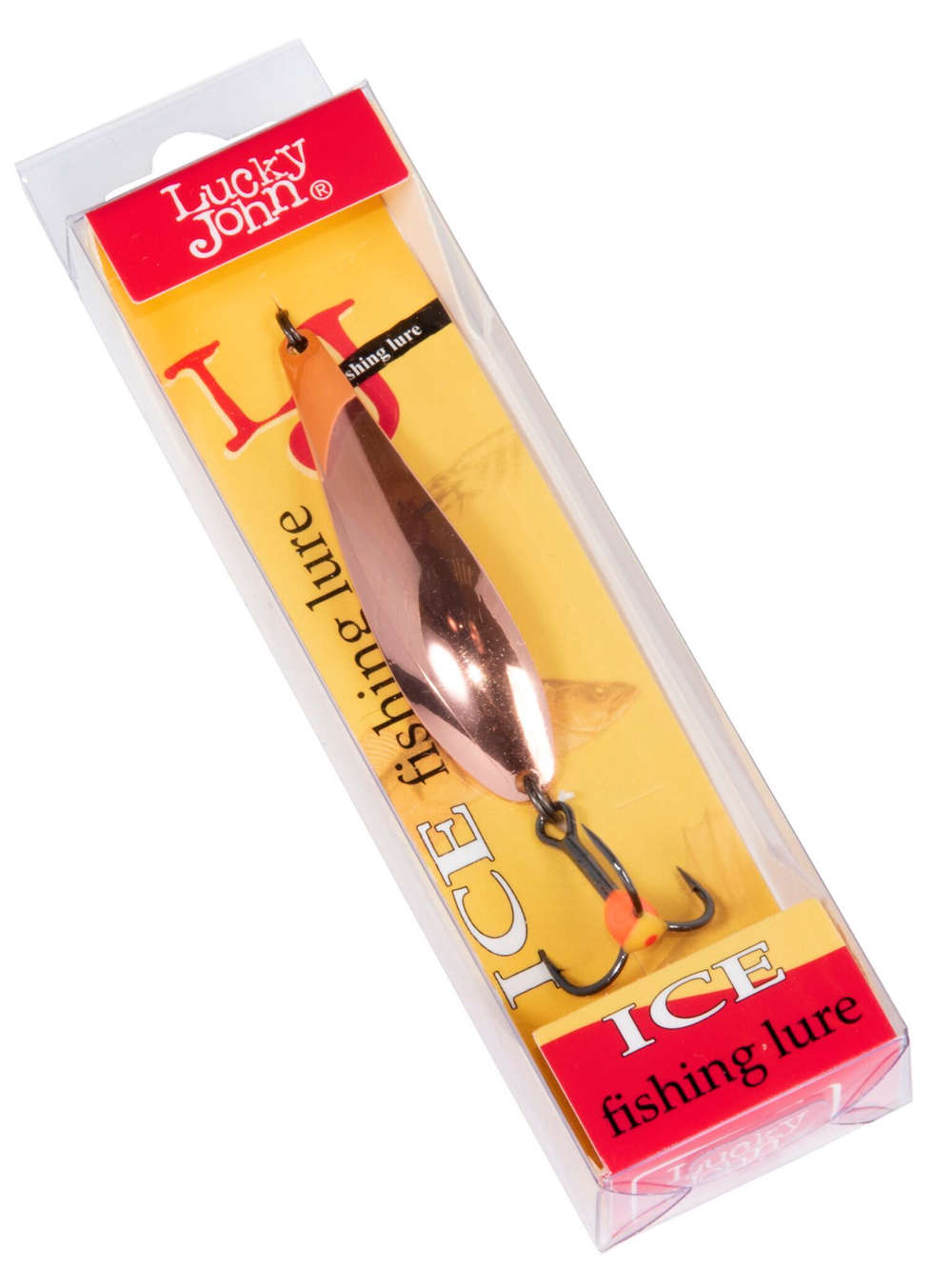 Блесна вертикальная зимняя Lucky John X-BLADE с тройником  7,6г C блистер