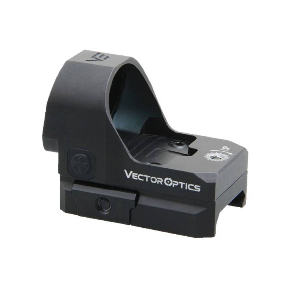 Коллиматорный прицел Vector Optics Frenzy-X 1x22x26 3MOA (открытый, объектив 22х36мм, точка красная, weaver, IP67)