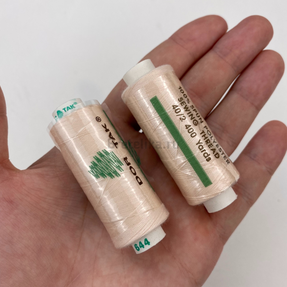 Нитки Dor Tak серебристый пион цв.644