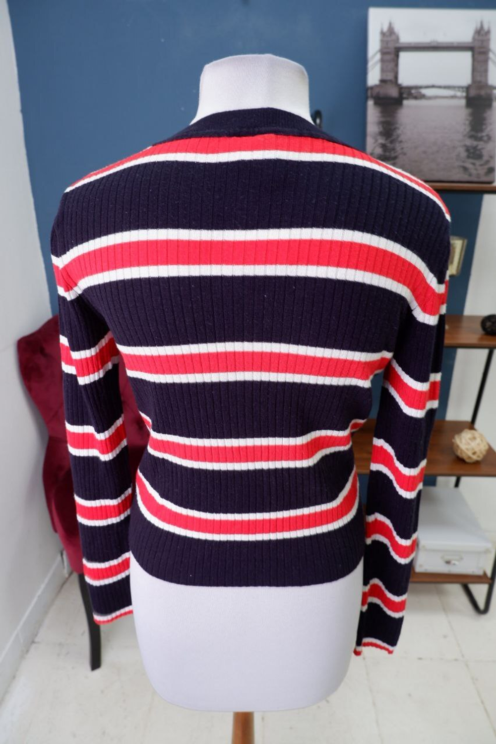 Джемпер H&M в полоску 46 размер