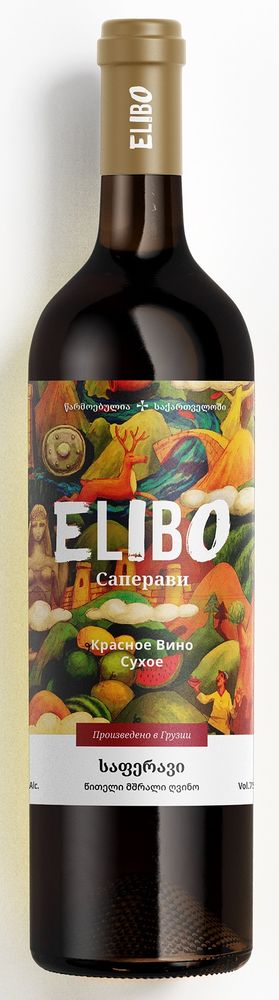 Вино Элибо Саперави