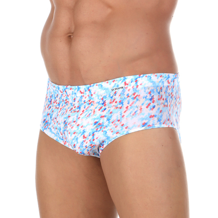 Мужские плавки голубые с принтом DOREANSE 3809 Maze